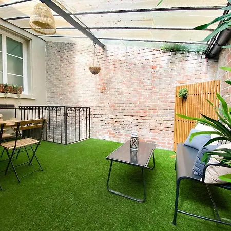 Le Cocon Citadin, Terrasse Couverte, Gare Wifi *